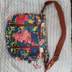 Floral crossbody purse/handbag